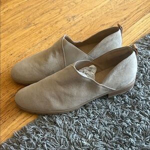 Dr Scholls Retrograde Loafers Shoes Womens 11M Tan Fabric Slip On Flats